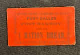 Bread Ration from Fort Dalles
