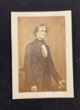 CDV Visiting Card of Jefferson Davis