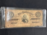 Confederate $50 Note