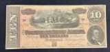 Confederate $10 Note