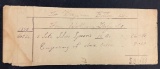 Receipt from 1855 for Silver Spoons from William Glaze Co.