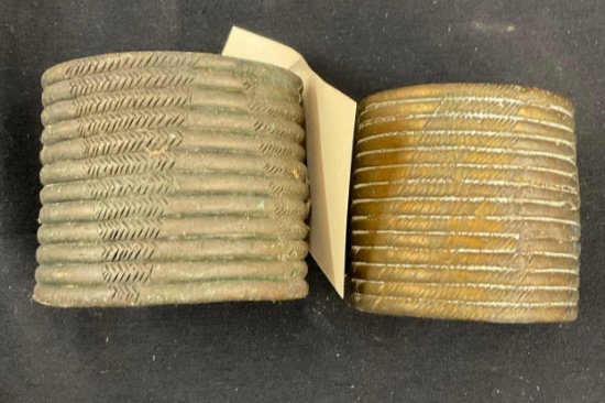 African Currency Cuffs