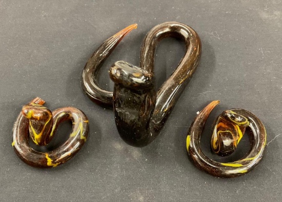 Hand Blown Glass Snakes