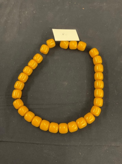 Amber Colored Beads