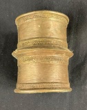 African Currency Cuff Bracelet