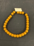 Amber Colored Beads