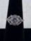 Ladies Vintage Diamond Engagement Ring in Platinum
