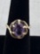 Ladies Sapphire Ring in 14K Yellow Gold