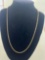 14k Yellow Gold Rope Style Chain Necklace