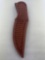 Tooled Leather Knife Holster