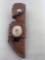 Tooled Leather Knife Holster