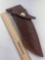 Tooled Leather Knife Holster