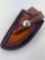 Tooled Leather Knife Holster