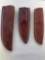 3 Handmade Leather Knife Sheaths