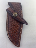Tooled Leather Knife Holster