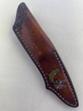 Tooled Leather Knife Holster