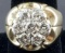 10K Yellow Gold and Diamond Ring