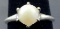 14K White Gold Ladie's Ring with Pearl