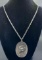 Pewter Cameo Pendant