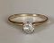 14K Yellow Gold Diamond Solitaire Ring