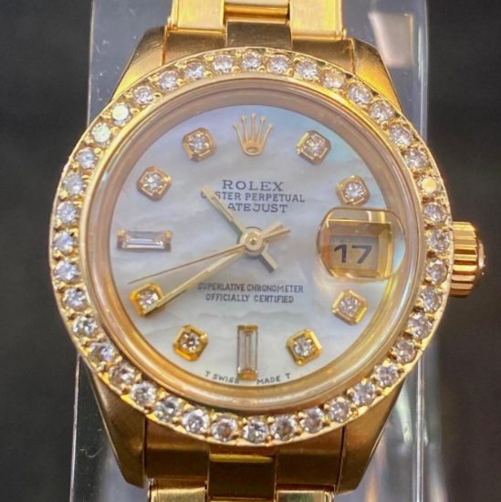 Ladies Rolex Oyster Perpetual Datejust