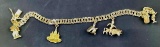585 Yellow Gold Charm Bracelet