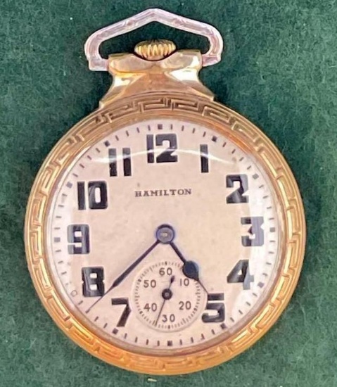 Hamilton Model 1, 21 Jewel, Size 16 Pocket Watch