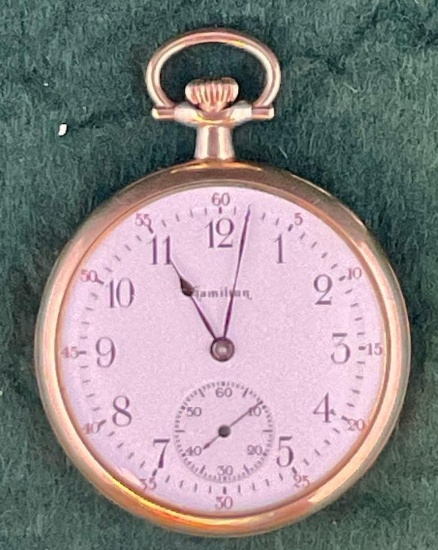 Hamilton, Model 1, Size 12, 19 Jewel Pocket Watch