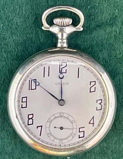 Gruen, Size 14, 21 Jewel Pocket Watch
