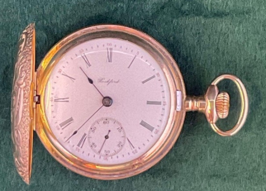 Rockford, Model 10, Size 18, 17 Jewel Pocket Watch