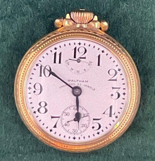 Waltham, Model 1908, Size 16, 23 Jewel Pocket Watch