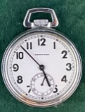 Hamilton, Model 5, Size 16, 17 Jewel , WWII US Navy Comparing Pocket Watch