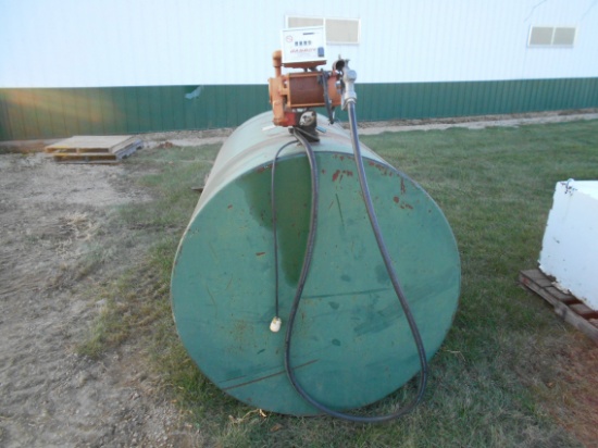 500 Gal. fuel barrel w/ gas boy elect pump