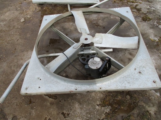 J&D Mfg. 48" hanging fan, 1 hp, 220 elect motor