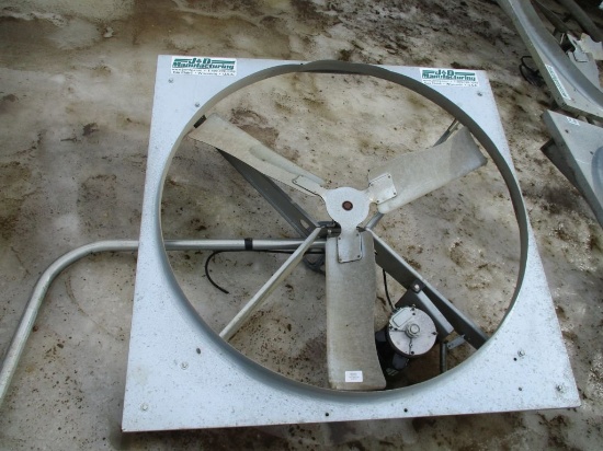 J&D Mfg. 48" hanging fan, 1 hp, 220 elect motor