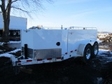 2012 Thunder Creek 1,000 gal fuel trailer, tandem axle, w/DEF compartment