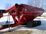 2013 J&M grain cart, rubber tracks, roll tarp, SN# 1202093