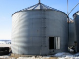 Butler Approx 12,000 bushel grain bin, fan, unload auger