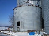 Butler approx 8,000 bushel grain bin, drying floor, fan, unload auger