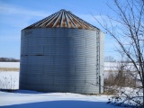 Coop approx 9,500 bushel grain bin, located off site, approx 4 miles on another farm
