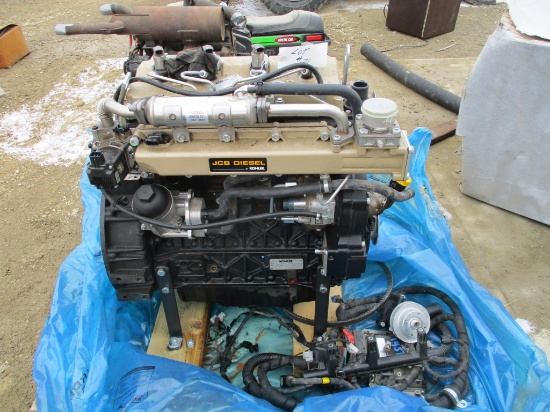 JCB 4 cyl. dsl. by Kohler engine, 52 hp. BAD ROD