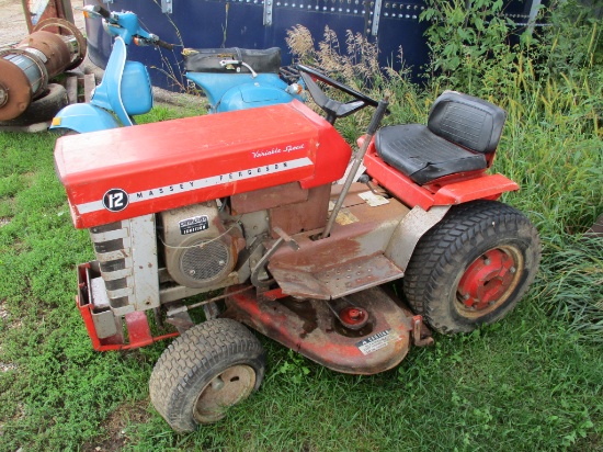 Massey Ferguson 12 riding mower, variable speed, hasn't run for a few years