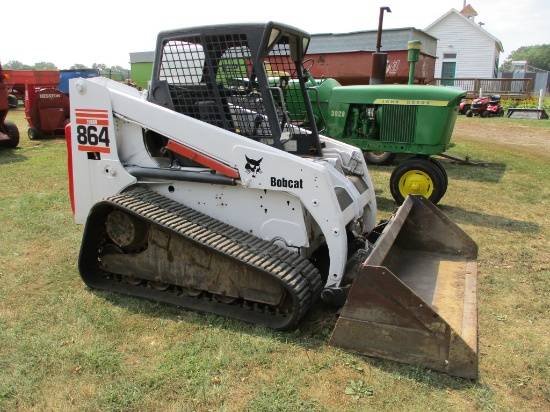 Bob Cat 864, 6,222 hrs. showing, rubber tracks, 7' bucket, SN#518913270