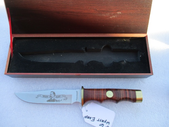 Wyatt Earp collectors edition knife, made by Falkner