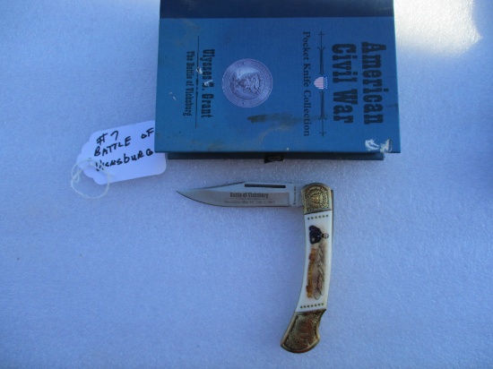 Battle of Vicksberg knife, 150th commenoration of the american civil war