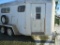 1990 Triggs 13 ft. 2 place horse trailer