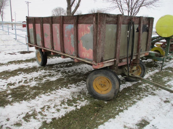 7' x 12' barge box, gear & hoist