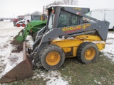 New Holland LS190, cab, heat, 799 hrs. showing, 2 sp. 82
