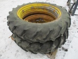 Set of 12.4 x 36 tires & rims