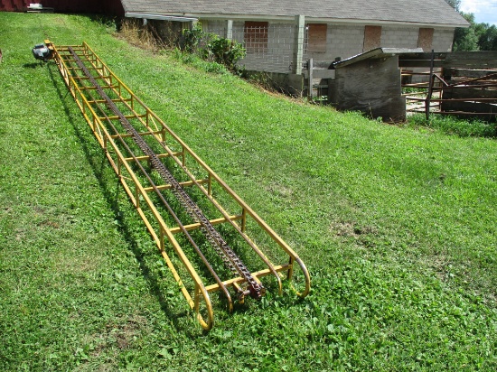 Snowco 24 ft. bale conveyor w/elect motor